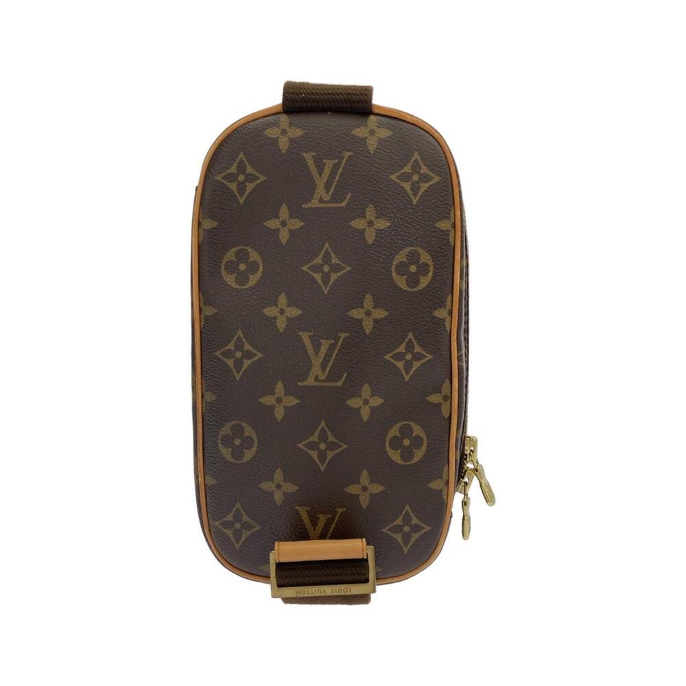 LOUIS VUITTON Authentic Brown Monogram Pochette Shoulder Bag - Picture 2 of 7